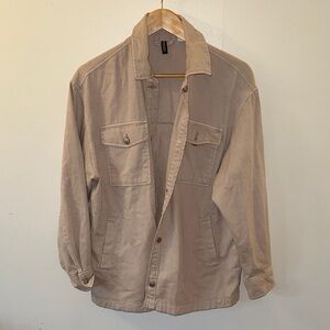 H&M Divided Men's Tan Lightweight Shirt Jacket xs